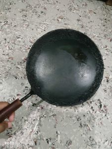 Vintage Black Iron Tawa/Griddle