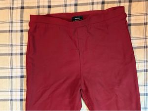 Red Pull-On Stretch Pants