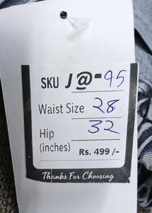 J@95 Size-28 (Sale) Latest Ladies high waist Jeans