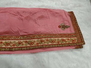 Saree In Heavy Border