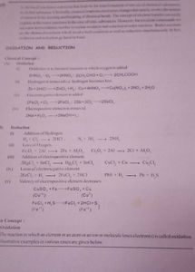 Oxidation and Reduction Chemistry Notes
