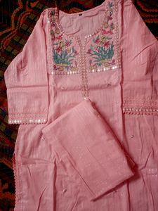 Cotton Lurex Suit Set