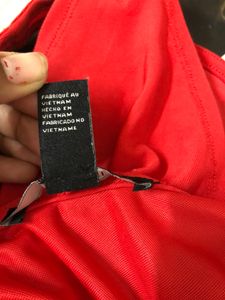 Forever 21 Red Sleeveless Jumpsuit