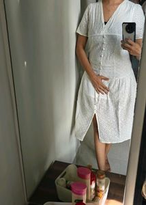White Eyelet Dress