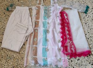 Georgette Stitched Suit