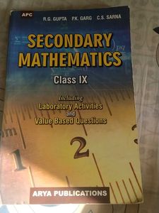 ARYA PUBLICATIONS, SECONDARY MATHEMATICS, CLASS IX