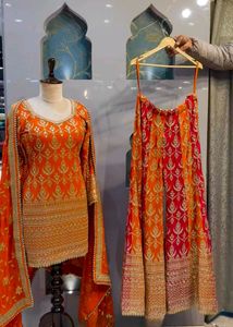 Brand new original video Added Heavy Sharara Suit