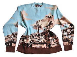 FILA White Line Sweatshirt ✨ | Premium Quality