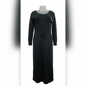 Gray Knit Maxi Dress 🖤