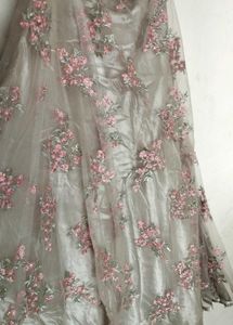 Floral Embroidered Fabric