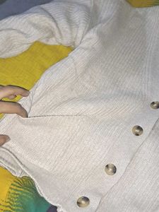 Off White Oversized Sweater