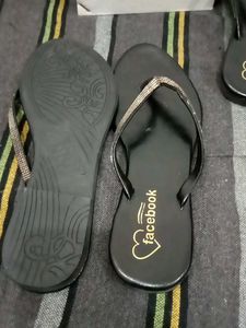 Stylish Black Flip-Flops