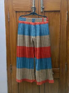 Striped Wide Leg Palazzos Or Pants.