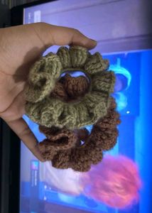 Crochet Scrunchie Set