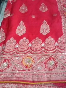 Red Banarasi Saree