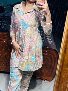 Multicolor Co-ord Set