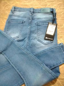 Stone Blue Skinny Jeans .