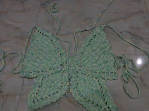 Crochet Butterfly Top