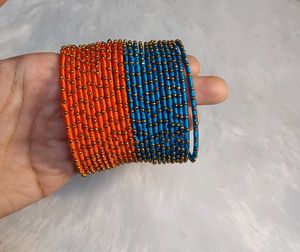Colorful Beaded Bangles
