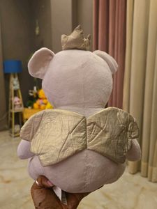 Crowned Angle Teddy Bear Plush
