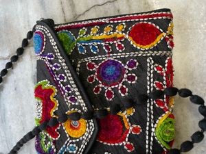Embroidered Ethnic Design Sling Bag