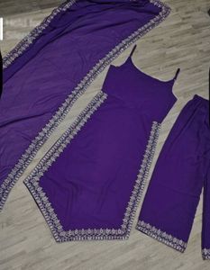 Elegant Purple Kurta Set