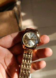 Casio Watch Golden