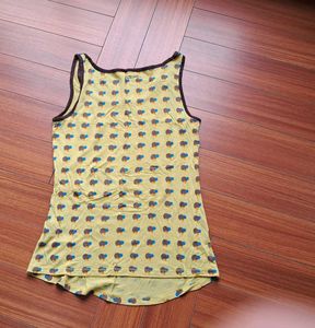 14) Patterned Sleeveless Reebok Top