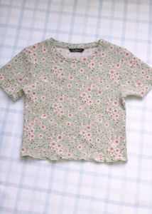 Floral Print T-Shirt [ Never used ]