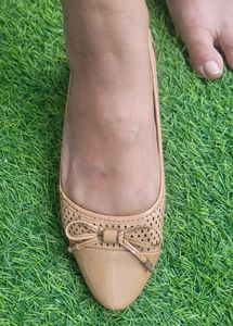 Heels Beige Color Office Wear