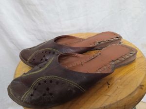 Brown Leather Flats