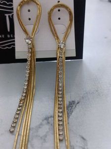 Elegant Gold Dangle Earrings