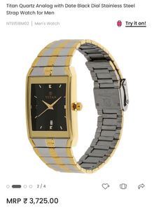 Original Titan Analog watch with “New battery”