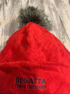 Regatta Fleece Beanie Hat - Red Very Warm