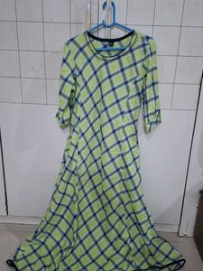 Checkered Maxi Dress