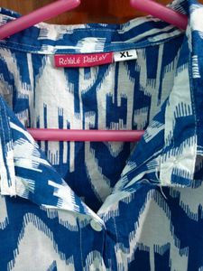 Blue Ikat Co-ord Set