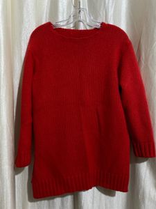 Red Pullover Sweater