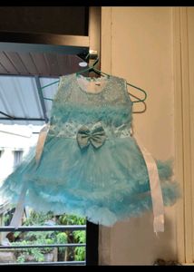 Cute Blue Party Dress