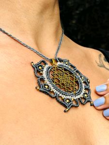 Boho Macrame Necklace