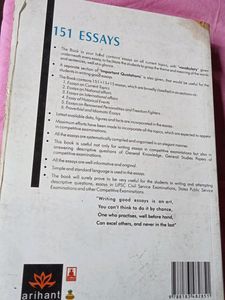 Arihant 151 essays