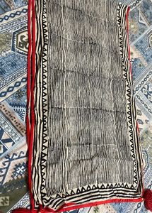 Striped Scarf with Tassels