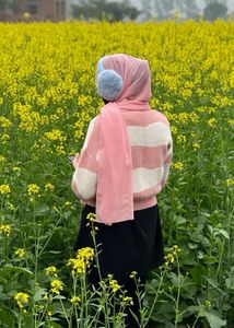 Pink Patterned Cardigan