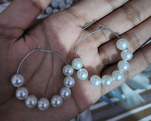 Combo Of 10 Different Colour Acrylic Beads Hoops.