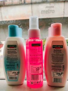 combo of 3 facewash,toner , moisturizer