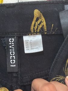 H&amp;m Printed Twill Trousers