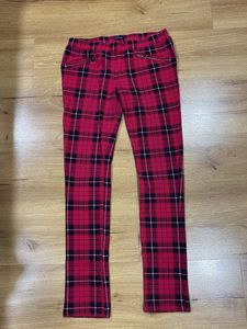 Red Plaid Pants