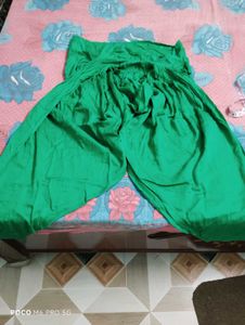 Green Salwar Pants Kurti Free