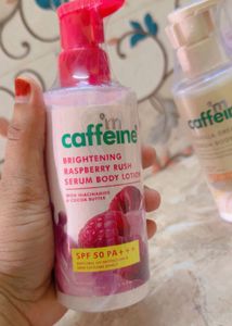 3 mCaffeine Serum Body Lotions
