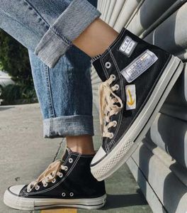 CVRNYLOM Black High Top Skateboarding Sneakers