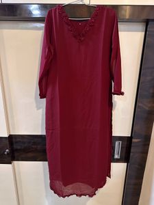 Elegant Maroon Kurta set